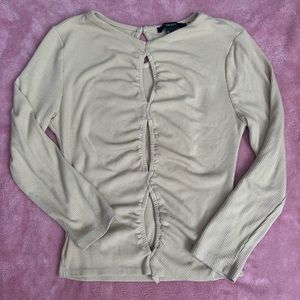 Tan sweater - long sleeve shirt